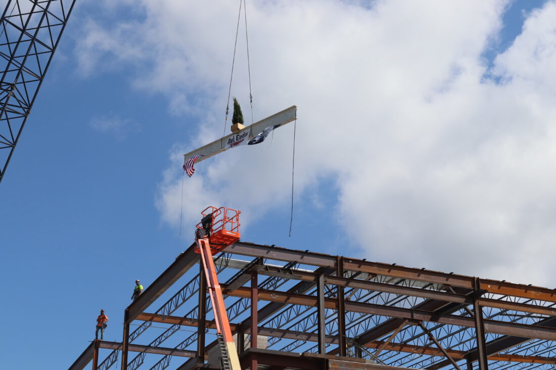 Expansion of Judicial and Law Enforcement Center hits key construction milestone; facility on track to open next summer